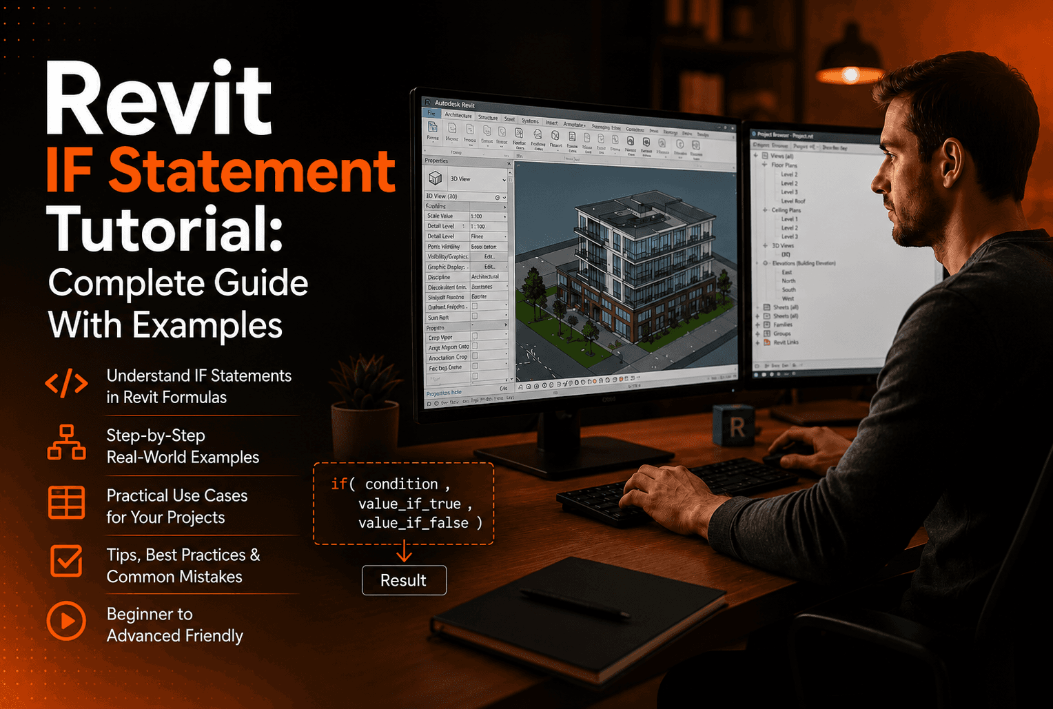 Revit IF Statement Tutorial with real formula examples